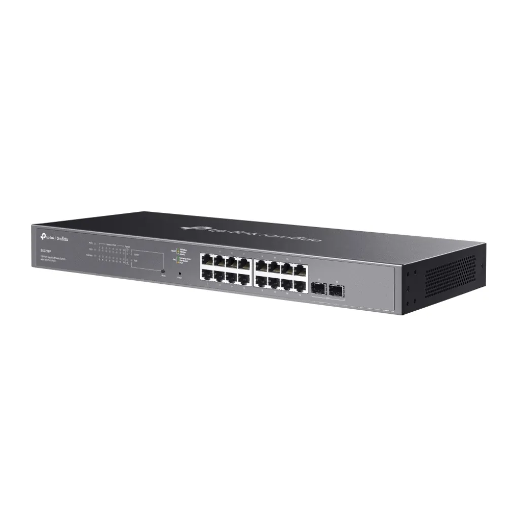 Комутатор TP-Link SG2218P 16x1GE (16xPoE), 2xSFP, 150W, WebSmart- Фото 3