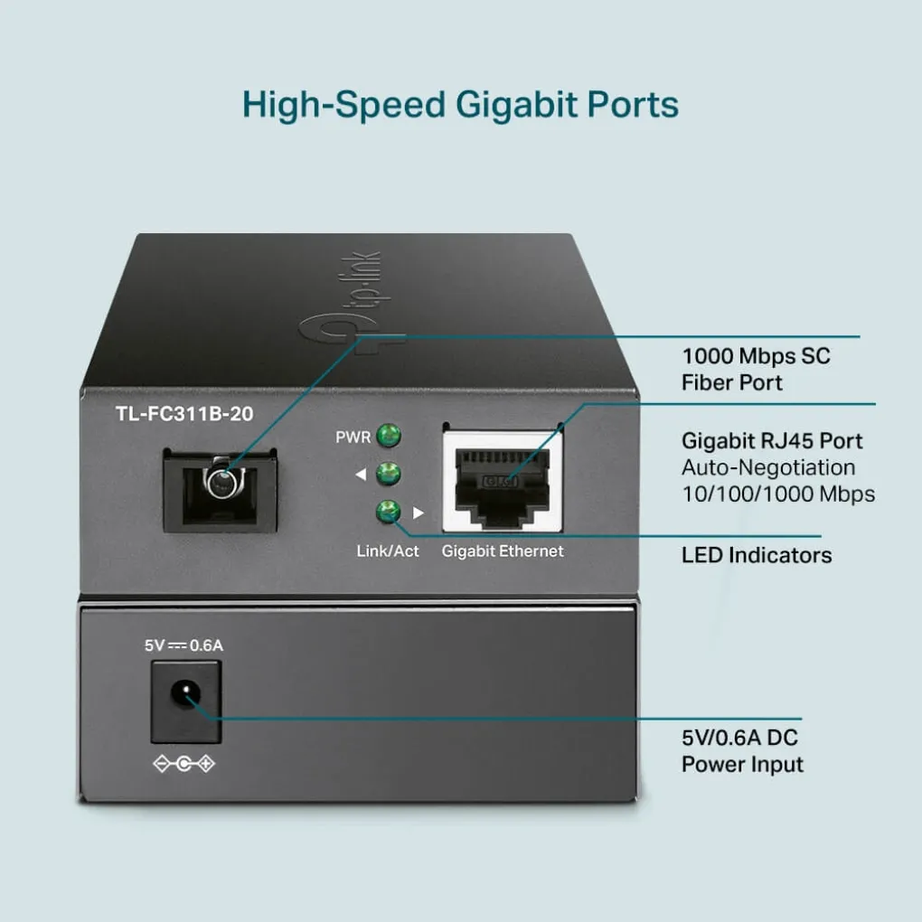 Медиаконвертер TP-Link FC311B-20- Фото 4
