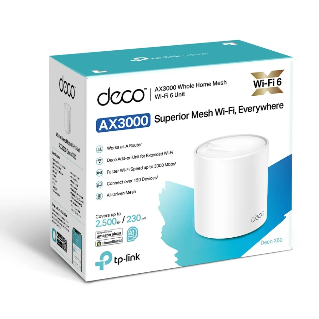 WiFi Mesh система TP-Link Deco X50 1-pack- Фото 4