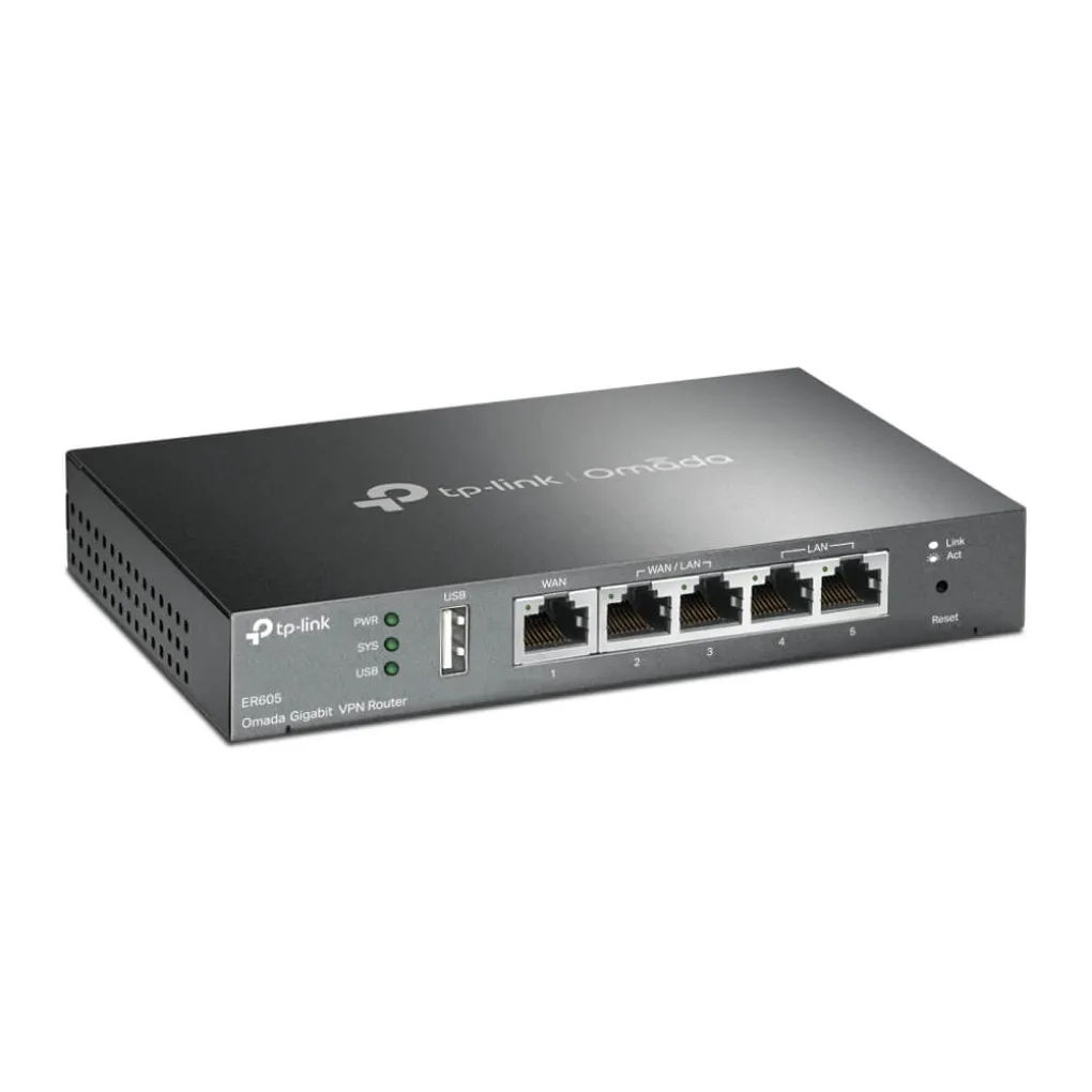 VPN-маршрутизатор TP-LINK Omada ER605 гигабитный- Фото 3
