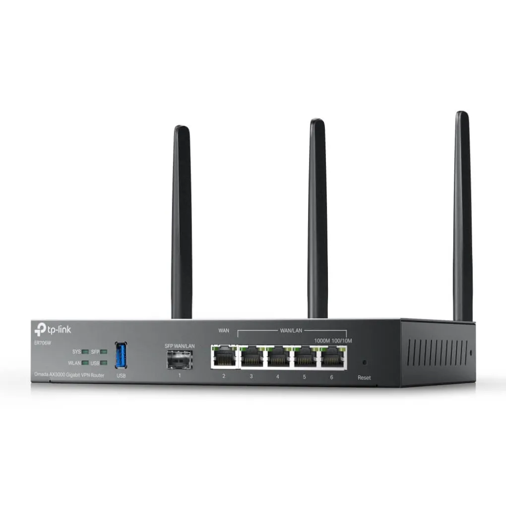 VPN-маршрутизатор TP-LINK Omada ER706W AX3000 гигабитный- Фото 2