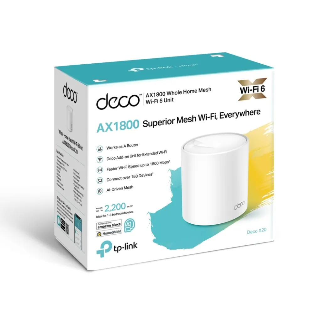 WiFi Mesh система TP-Link Deco X20 1-pack- Фото 4