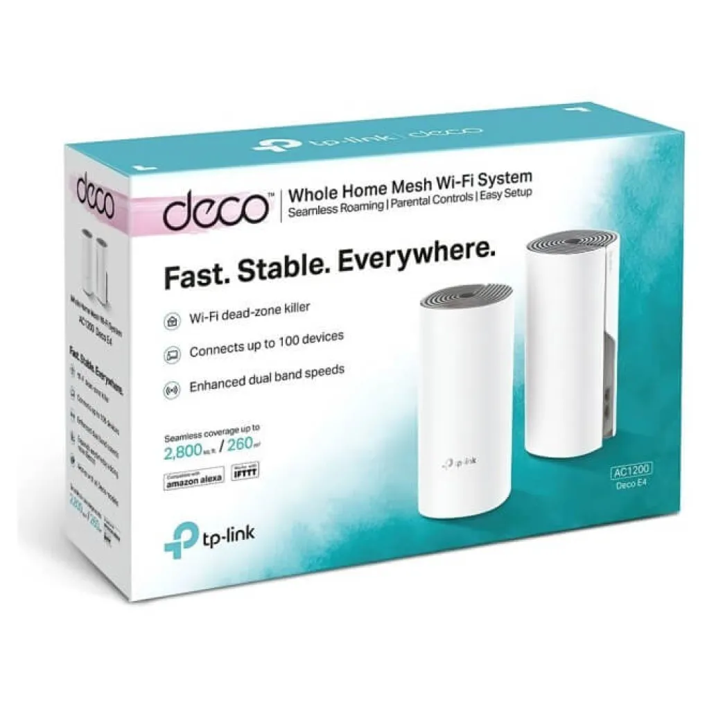 WiFi Mesh система TP-Link Deco E4 (2-pack)- Фото 3