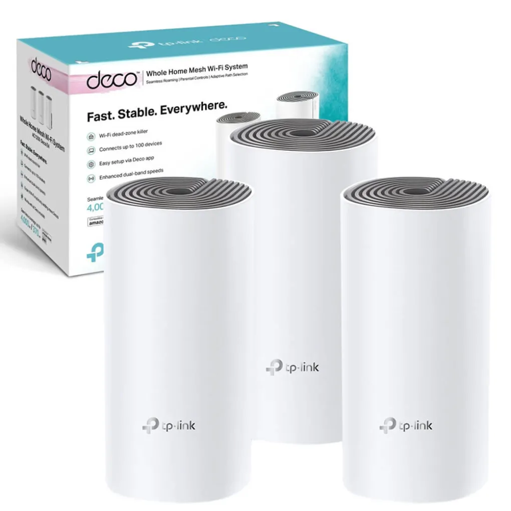 WiFi Mesh система TP-Link Deco E4 (3-pack)- Фото 3