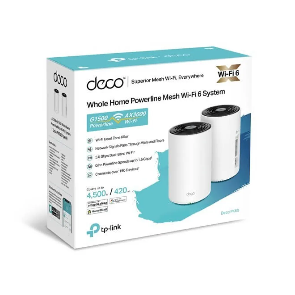 WiFi Mesh система TP-Link Deco PX50 (2-pack)- Фото 3