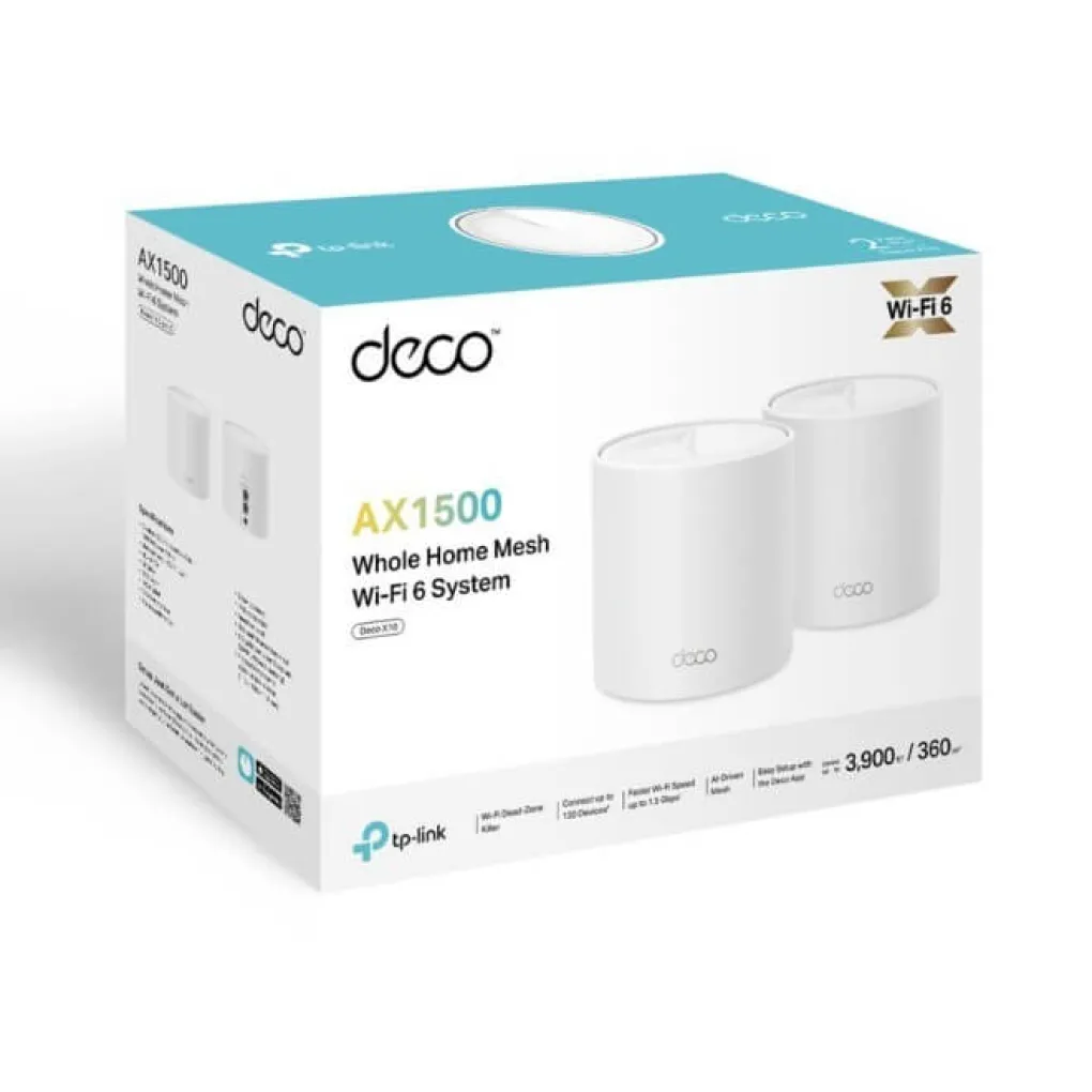 WiFi Mesh система TP-Link Deco X10 (2-pack)- Фото 4