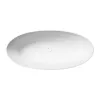 Ванна зі штучного каменю Treesse Alma 175x80x55h, біла глянцева (V015BL)- Фото 2