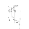 Душовий комплект Tres Study Exclusive з Rapid-Box, чорний матовий (26228060NM)- Фото 2