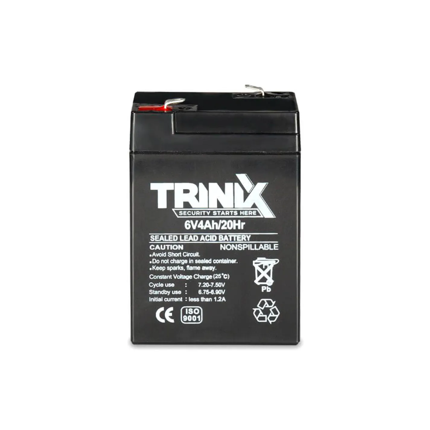 Акумуляторна батарея свинцево-кислотна Trinix 6В 4Аг 6V4Ah/20Hr AGM - Фото 1