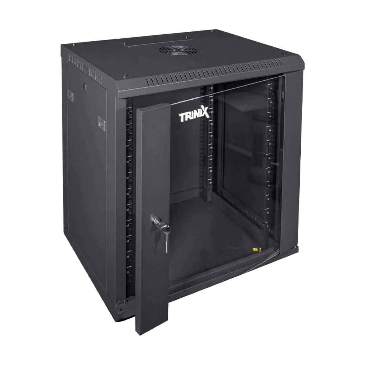 Комутаційна шафа Trinix TRX-12U/600x450x637 Black - Фото 2