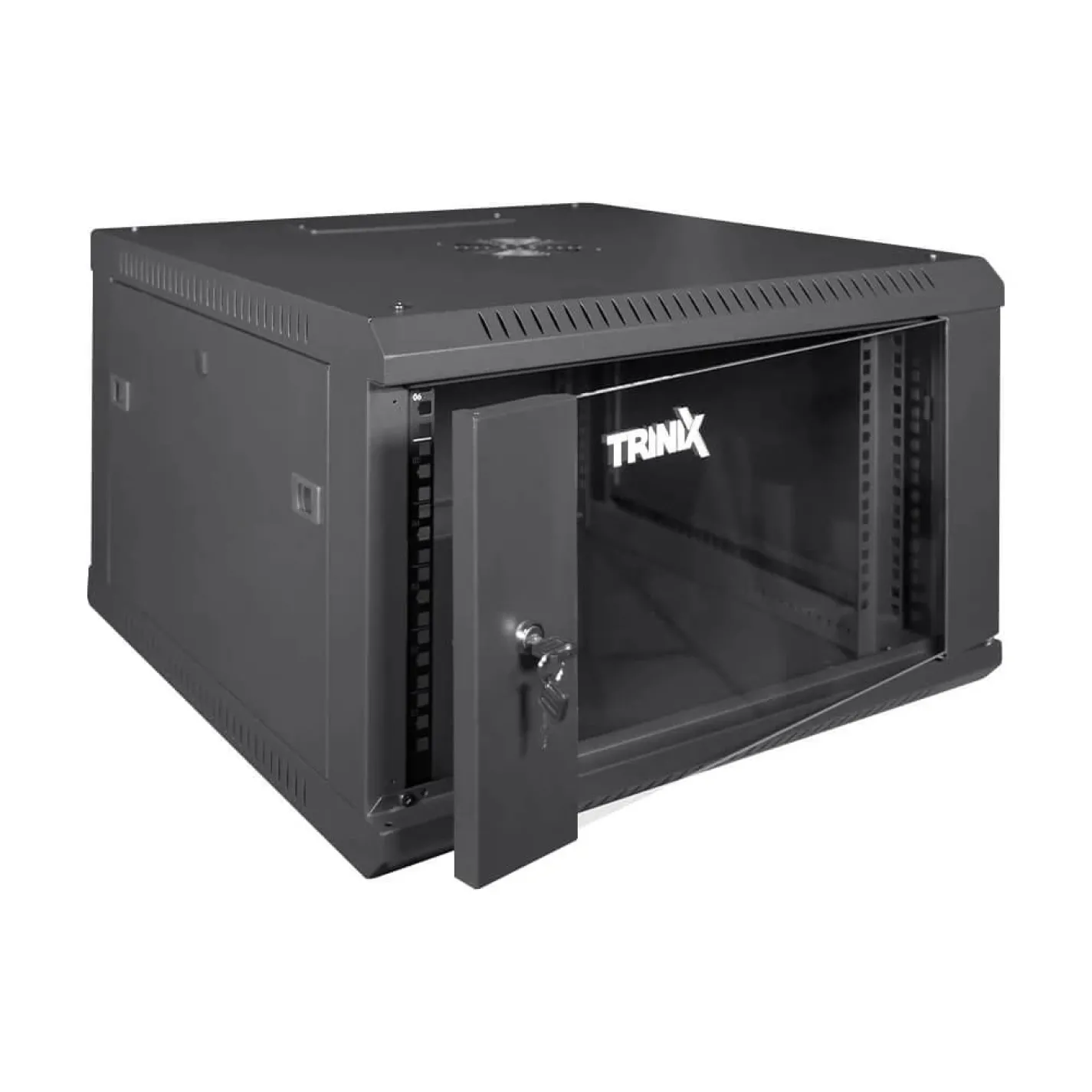 Коммутационный шкаф Trinix TRX-6U/600x600x370 Black - Фото 2