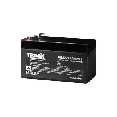 Акумуляторна батарея гелева Trinix 12В 1.2Аг TGL12V1.2Ah/20Hr GEL