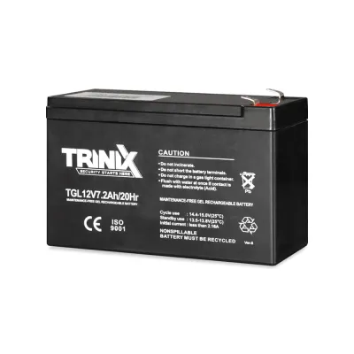 Акумуляторна батарея гелева Trinix 12В 7.2Аг TGL12V7.2Ah/20Hr GEL