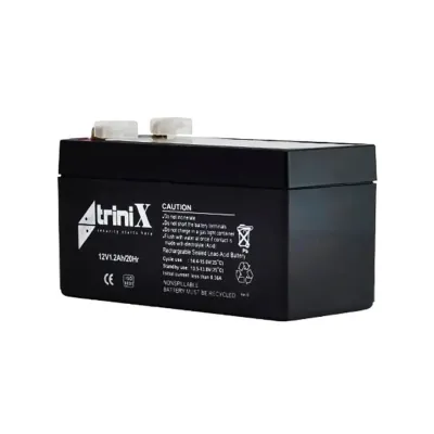 Акумуляторна батарея свинцево-кислотна Trinix 12В 1.2Аг 12V1.2Ah/20Hr AGM