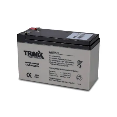 Аккумуляторная батарея свинцово-кислотная Trinix 12V9Ah/20Hr Super Charge AGM 12В 9Аг