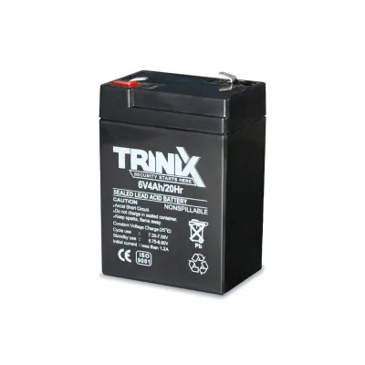 Акумуляторна батарея свинцево-кислотна Trinix 6В 4Аг 6V4Ah/20Hr AGM