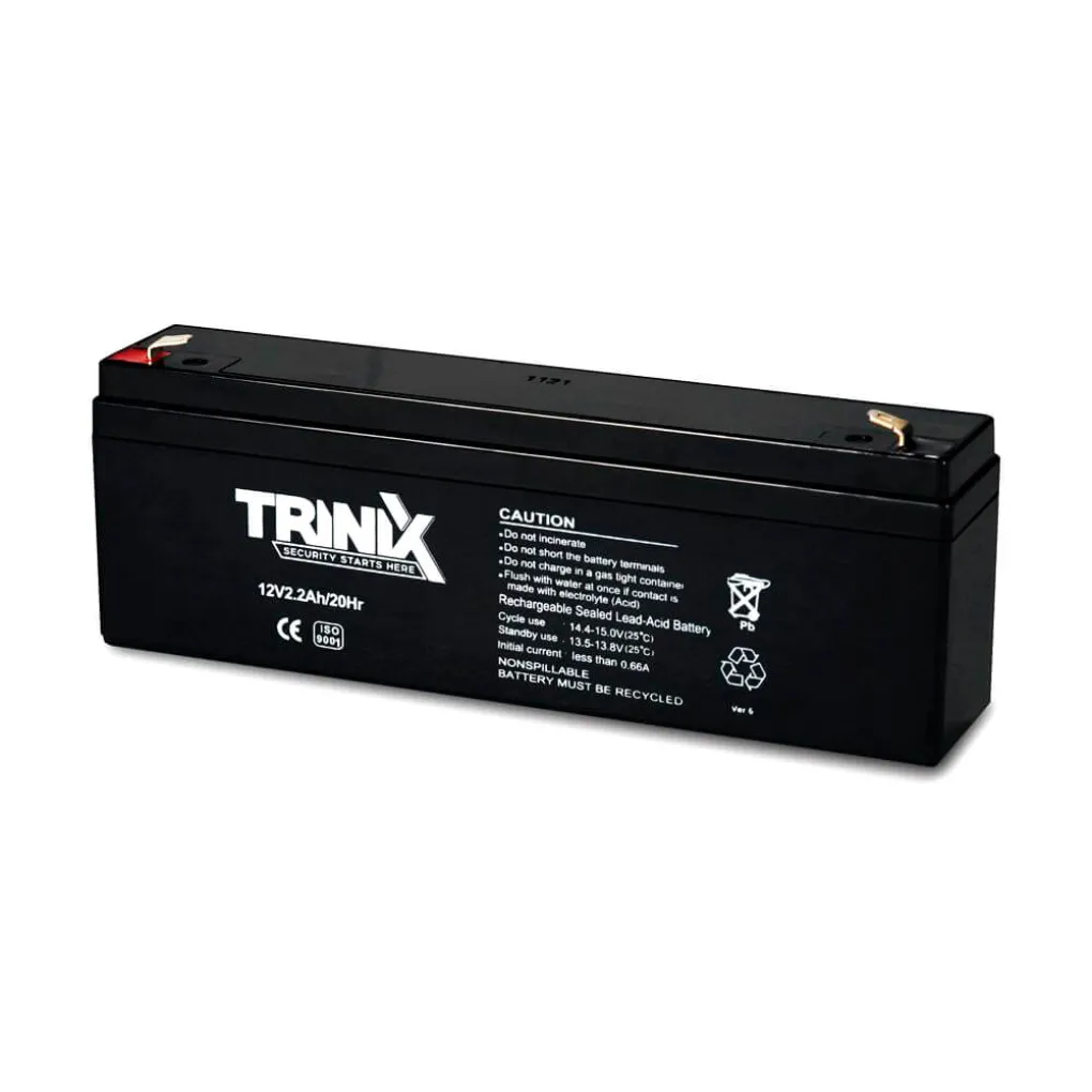 Акумуляторна батарея свинцево-кислотна Trinix 12В 2.2Аг 12V2.2Ah/20Hr AGM- Фото 1
