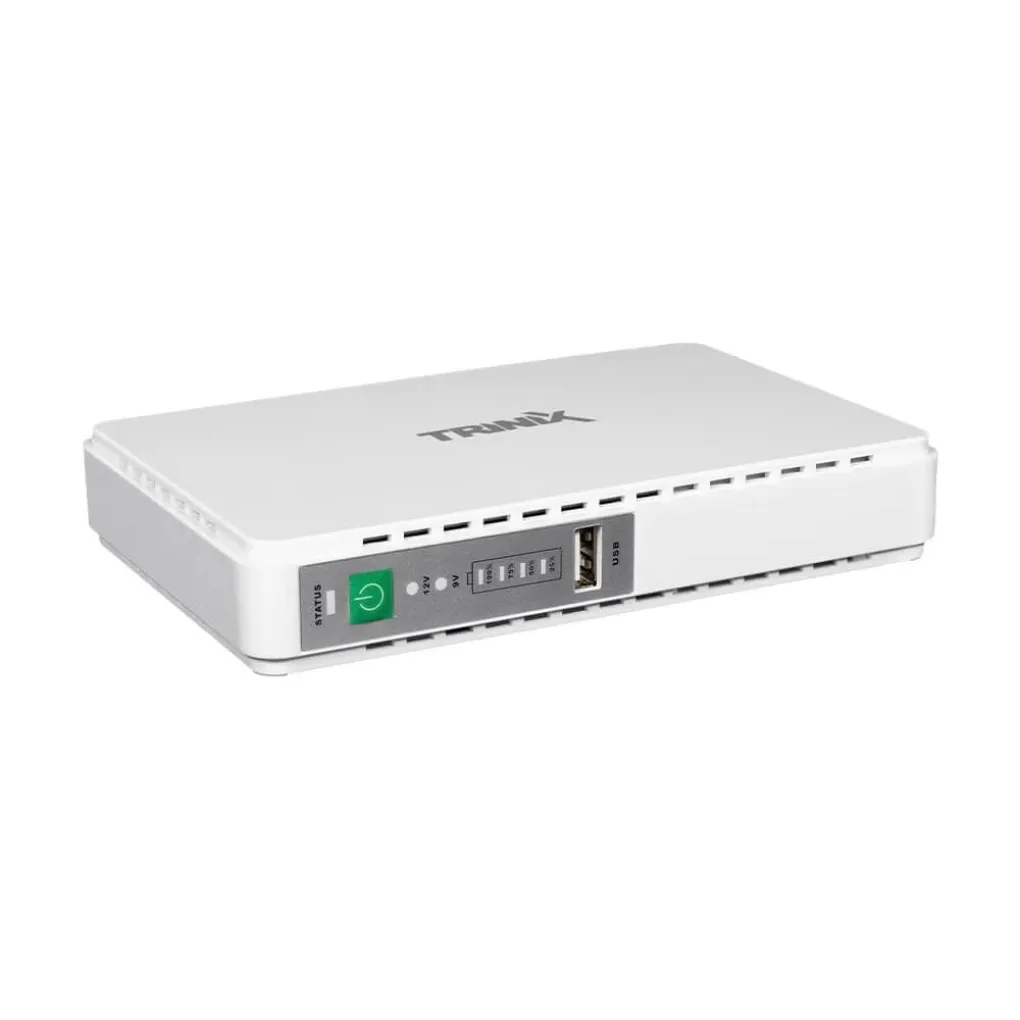 Джерело безперебійного живлення Trinix DC UPS TRX-MUPS-1748 PoE (10000mAh)- Фото 1