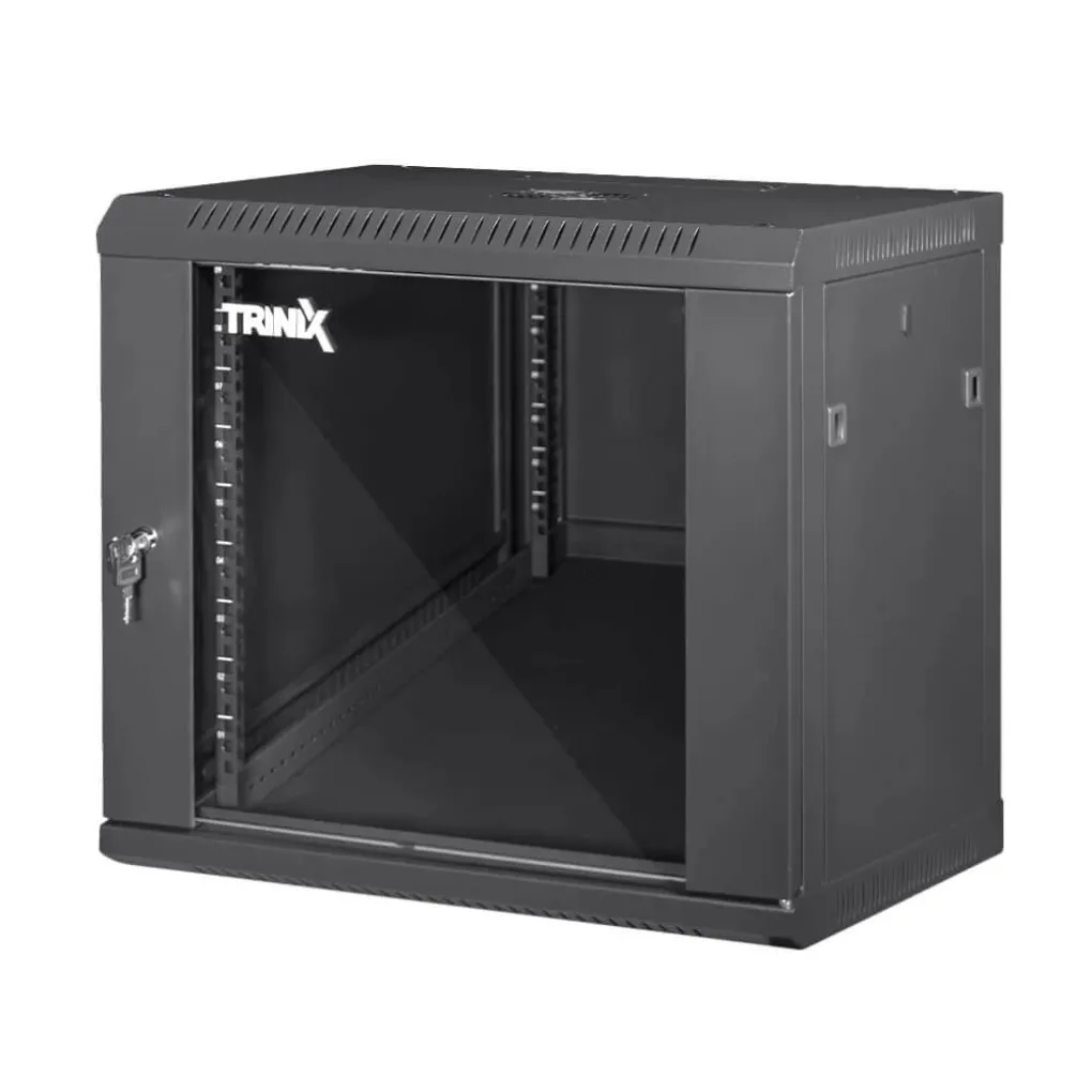 Комутаційна шафа Trinix TRX-9U/600x600x503 Black- Фото 1