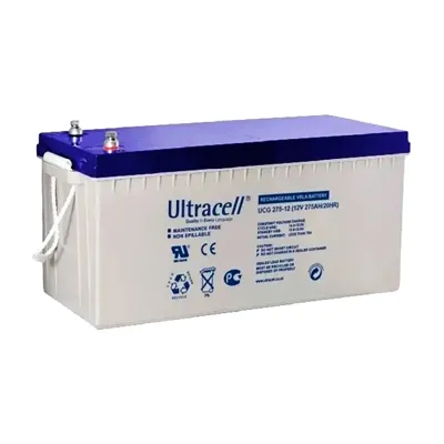 Аккумуляторная батарея Ultracell UCG275-12 Gel 12V 275Ah, белый