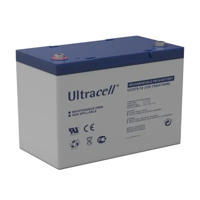 Аккумуляторная батарея Ultracell UCG75-12 Gel 12V 75Ah, белый