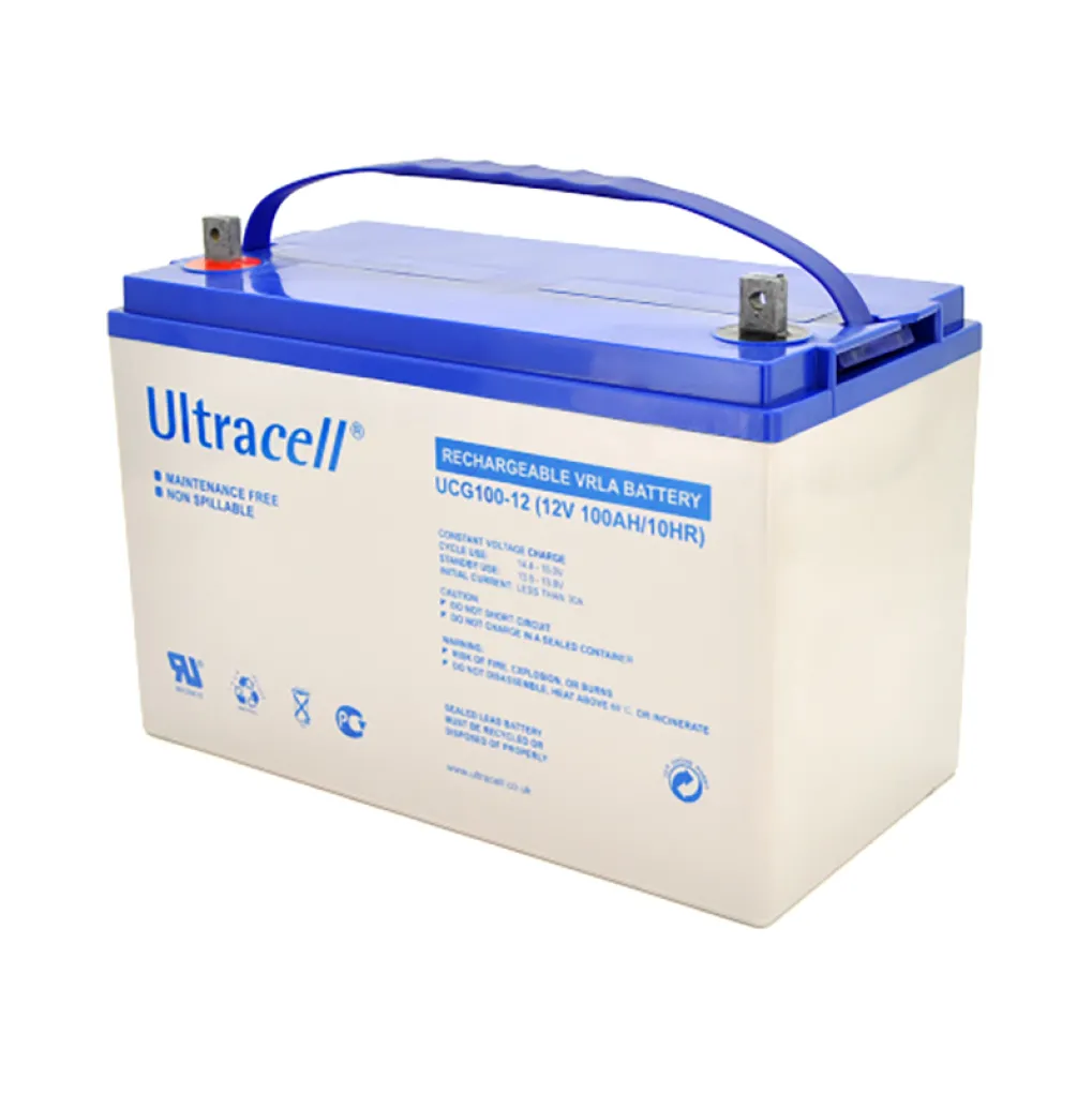 Аккумуляторная батарея Ultracell UCG100-12 Gel 12V 100Ah, белый