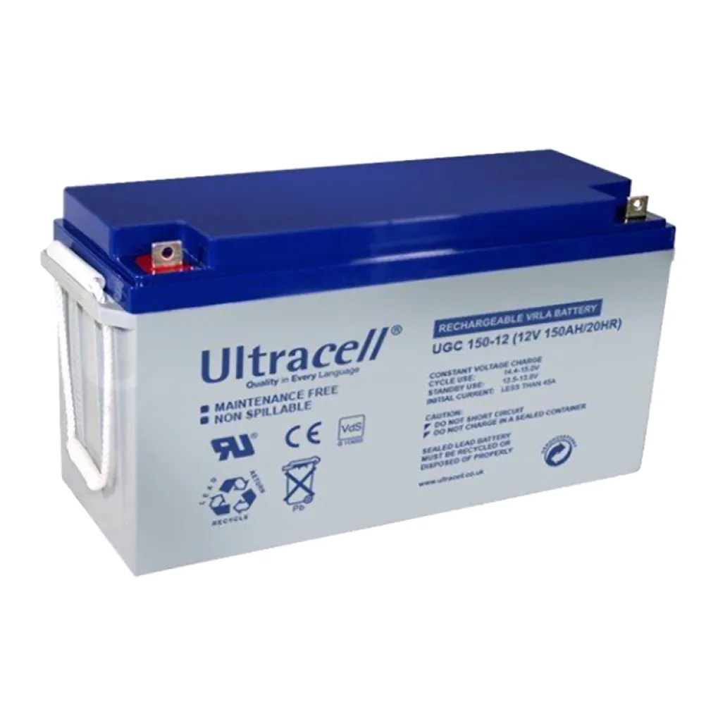 Аккумуляторная батарея Ultracell UCG150-12 Gel 12V 150Ah, белый
