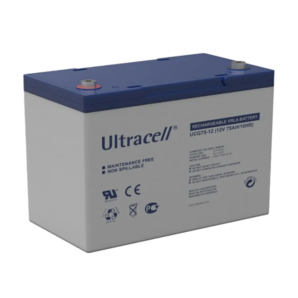 Акумуляторна батарея Ultracell UCG75-12 Gel 12V 75Ah, білий