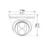 IP-камера відеоспостереження Uniview IPC3614LE-ADF40K-G 4Mp (4 мм) (21829)- Фото 4