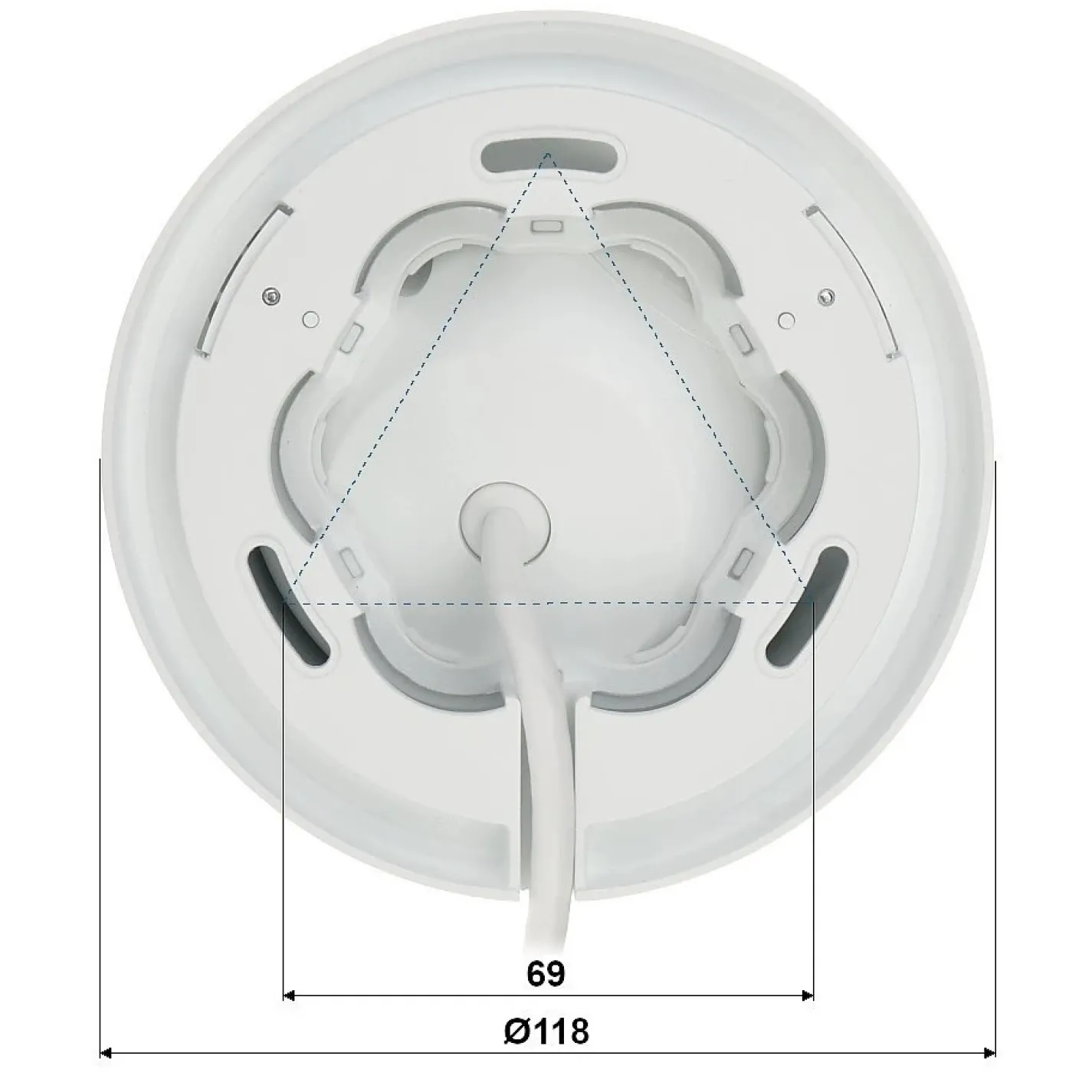 IP-камера відеоспостереження Uniview IPC3618LE-ADF28K-G 8Mp (2.8 мм) (27948) - Фото 3