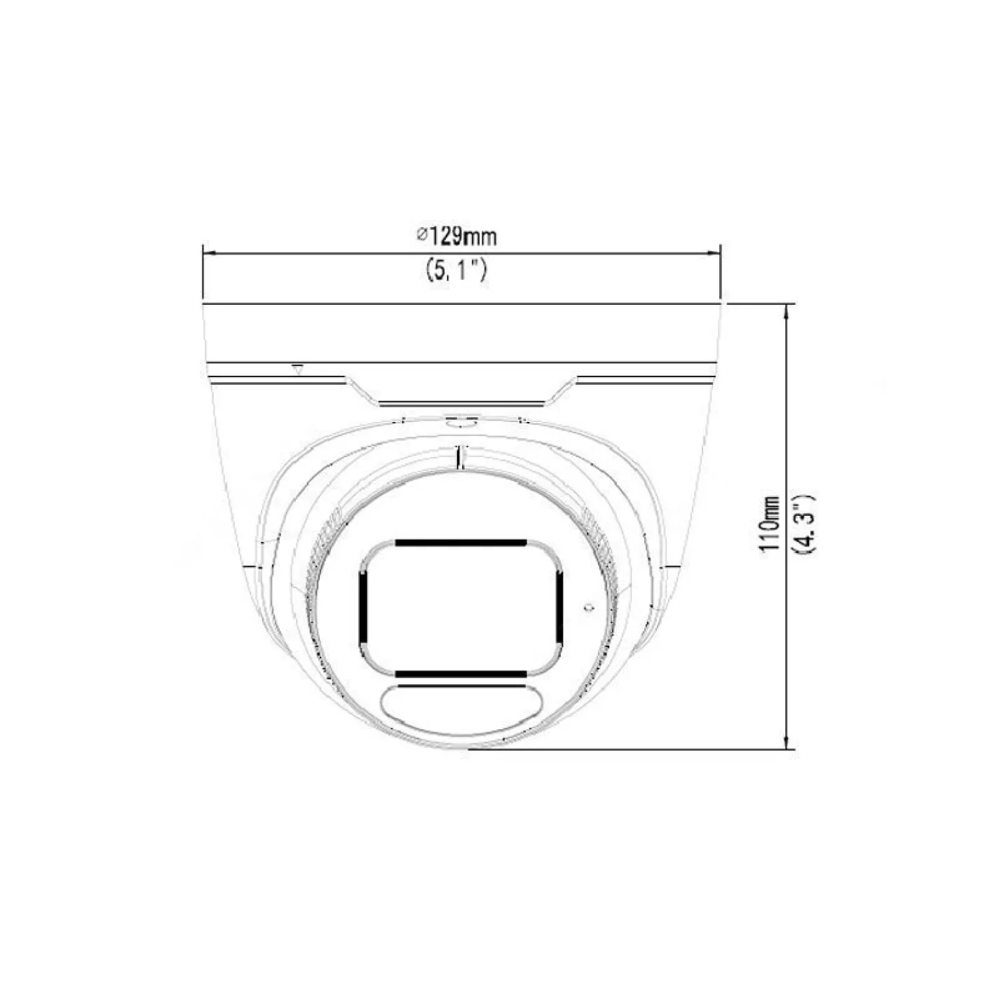 IP-камера видеонаблюдения Uniview IPC3638SB-ADZK-I0 8Mp (2.8-12 мм) (21278-1) - Фото 3