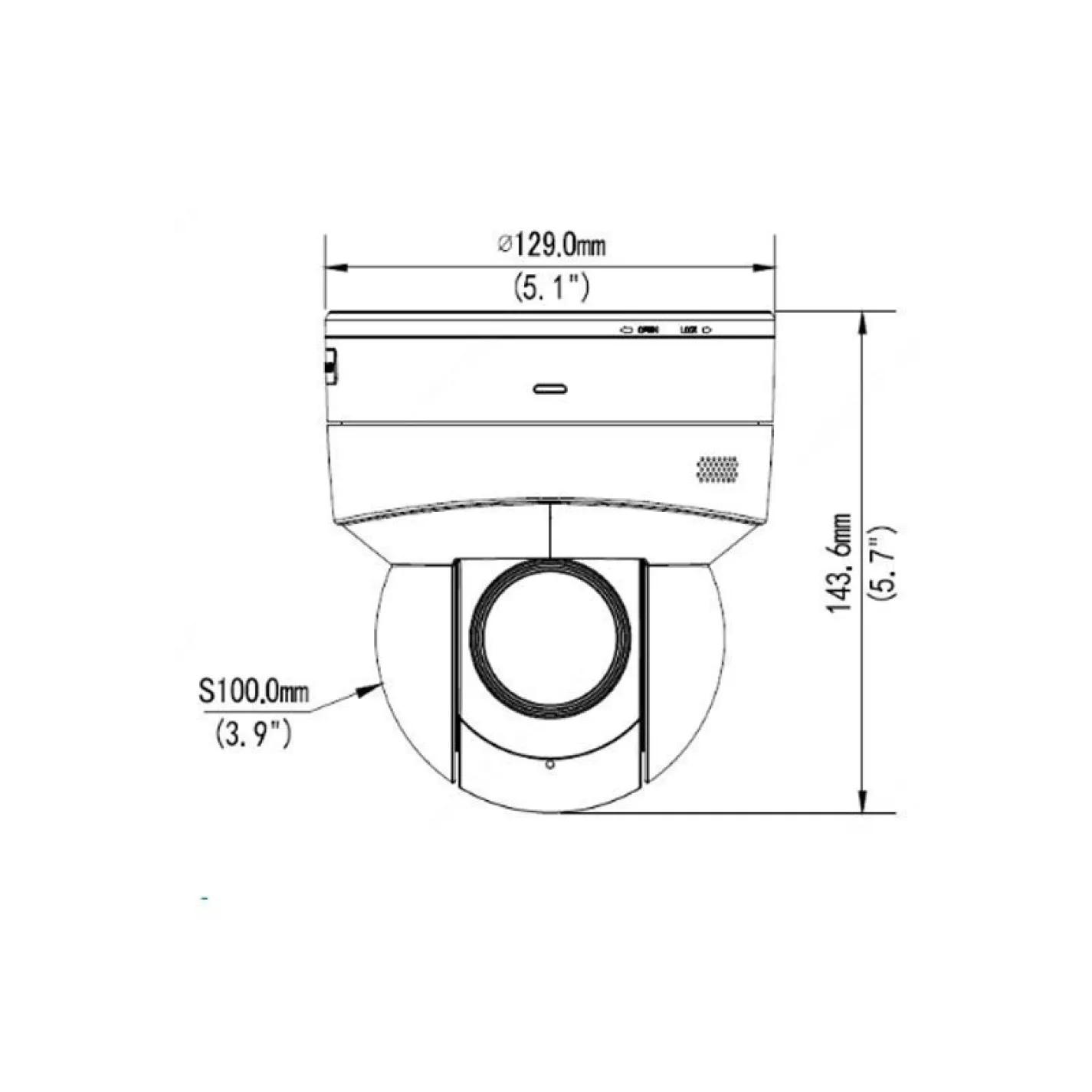 IP-камера видеонаблюдения Uniview Speed Dome IPC6412LR-X5UPW-VG 2Mp (2.7-13.5 мм) (23677) - Фото 2