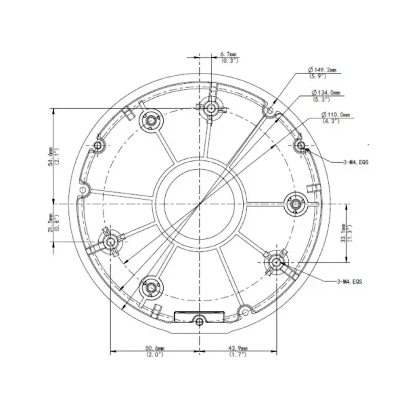 Комутационная коробка Uniview TR-JB04-B-IN (7034-1) - Фото 3