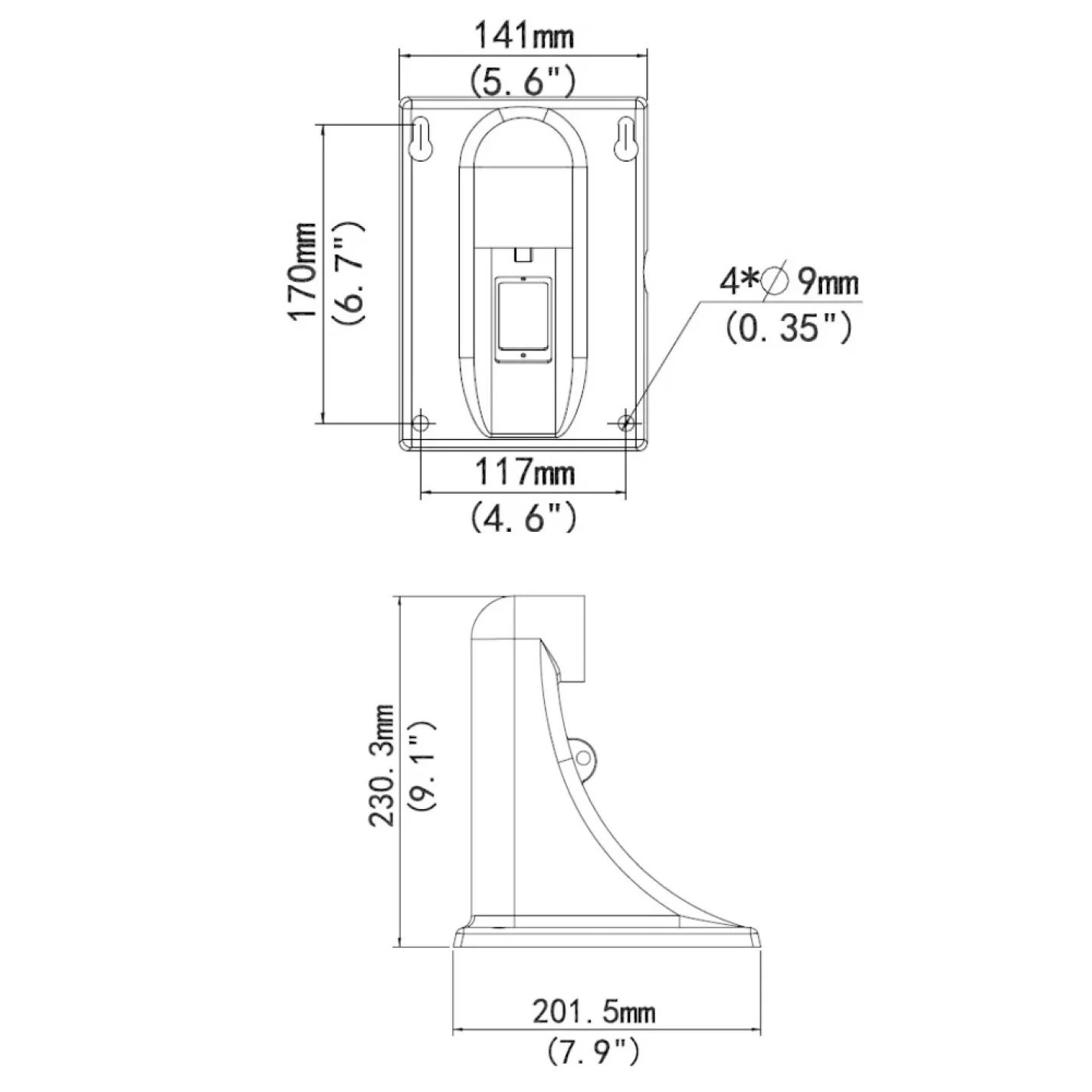 Кронштейн Uniview TR-WE45-IN 7046-1 - Фото 3