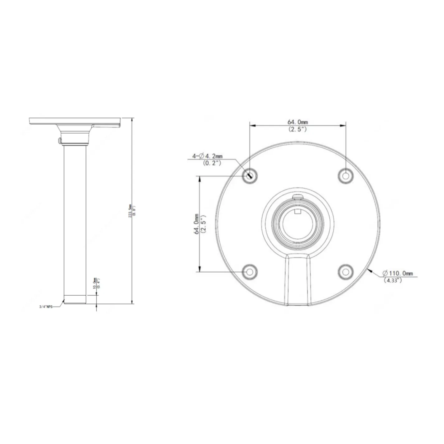 Кронштейн Uniview TR-CM24-IN 8904 - Фото 1