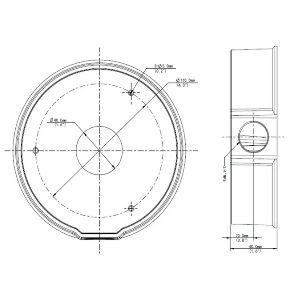 Комутационная коробка Uniview TR-JB04-B-IN (7034-1)- Фото 3