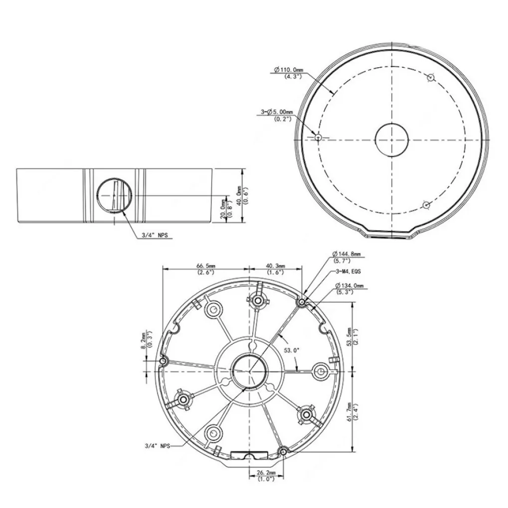 Комутаційна коробка Uniview TR-JB04-C-IN (7934)- Фото 4