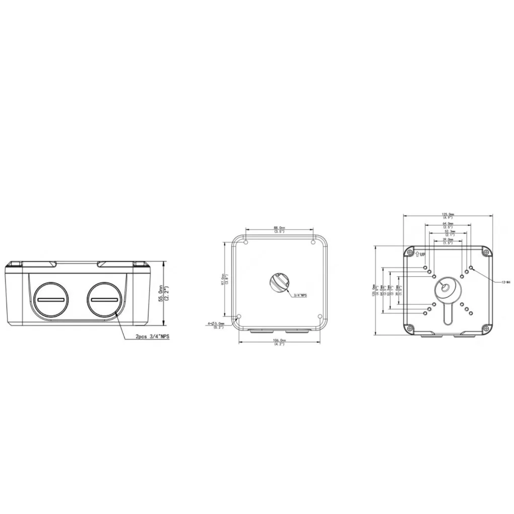 Комутаційна коробка Uniview TR-JB07-D-IN (8903)- Фото 4