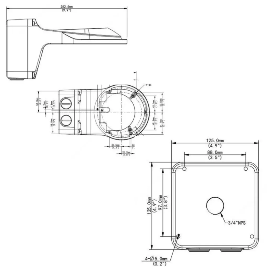 Комутаційна коробка Uniview TR-JB07/WM04-IN (7040-1)- Фото 4