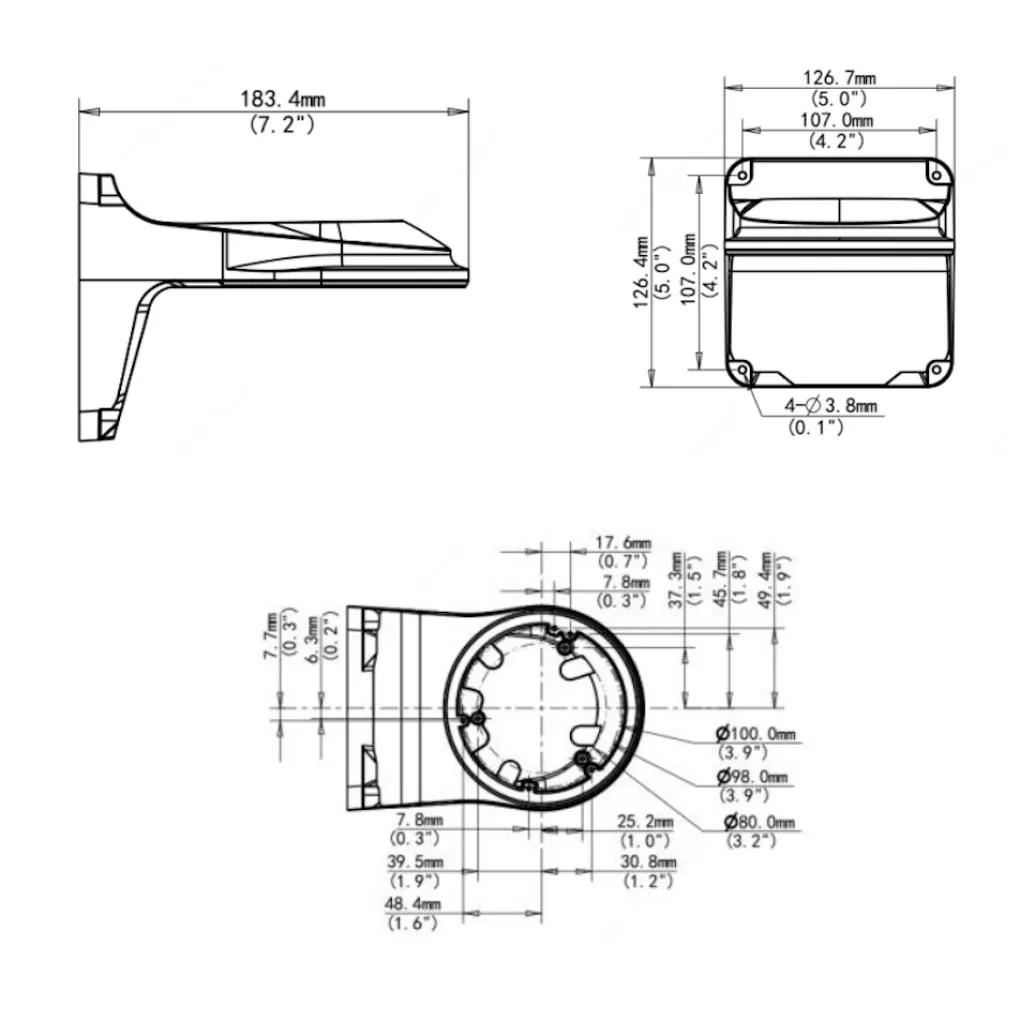 Кронштейн Uniview TR-WM03-D-IN 7952- Фото 4