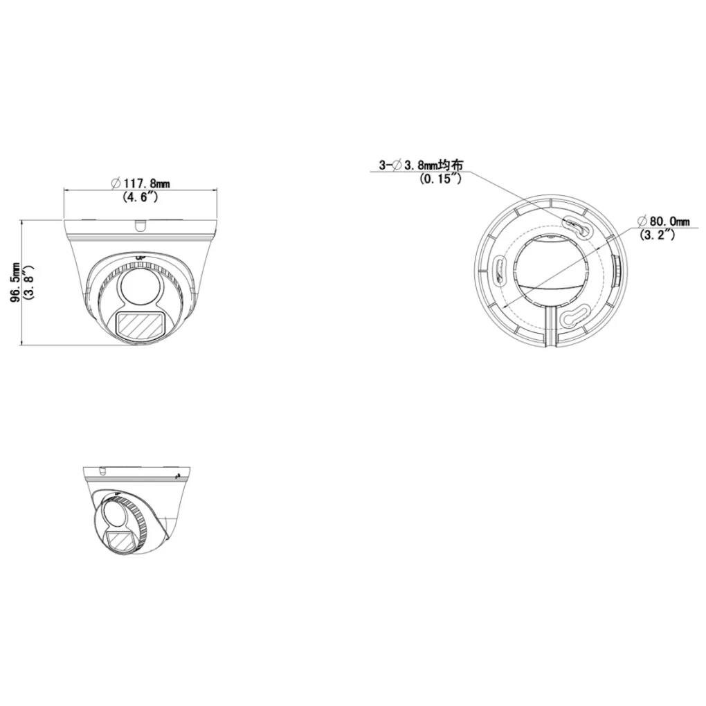 MHD-камера відеоспостереження Uniview UAC-T115-F28-W 5Mp (2.8 мм) (29121)- Фото 4