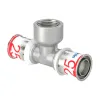 Трійник Uponor S-Press PLUS внутр. різьба 25-Rp3/4"FT-25 (1070599)- Фото 1