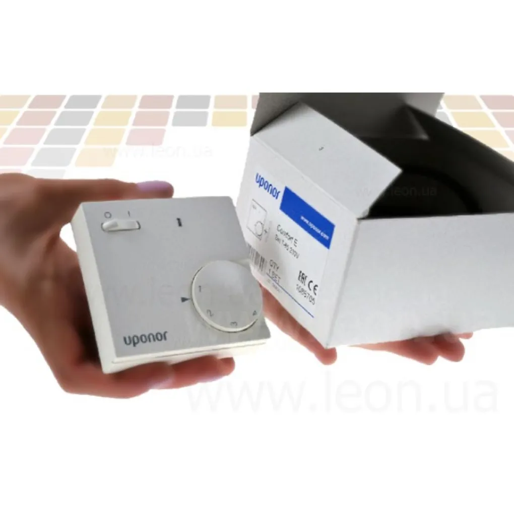 Термостат аналоговий Uponor Comfort E Dial Thermostat T-85 (1088705)- Фото 3