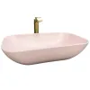 Раковина накладная VBI Avezzano розовый мат VBI-014405- Фото 1