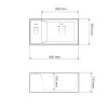 Раковина накладная VBI Lecco белый VBI-015603- Фото 4