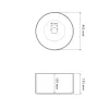Раковина накладная VBI Lioni белый VBI-014600- Фото 4