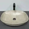 Раковина накладная VBI Olbia бежевый камень мат VBI-014301- Фото 2