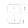 Раковина накладная VBI Palermo белый VBI-012300- Фото 5