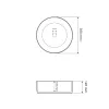 Раковина накладная VBI Prato белый/серебряный VBI-011407- Фото 4