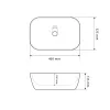 Раковина накладная VBI Ravenna белый мрамор глянец VBI-011208- Фото 4